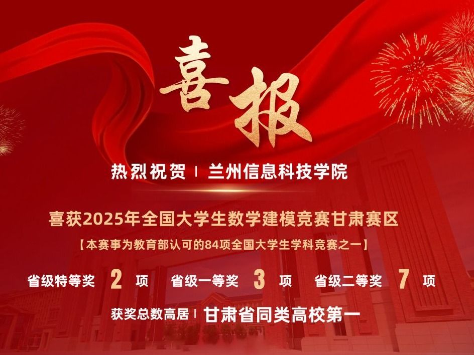2026美加墨世界杯官方网站学子在2025全国大学生数学建模竞赛（甘肃赛区）再创佳绩